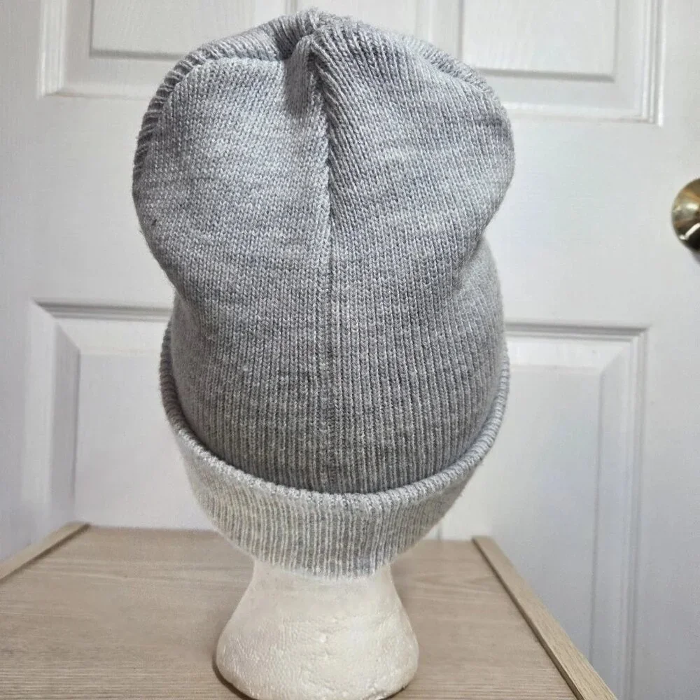 Victoria's Secret PINK Grey Knit Beanie One Size